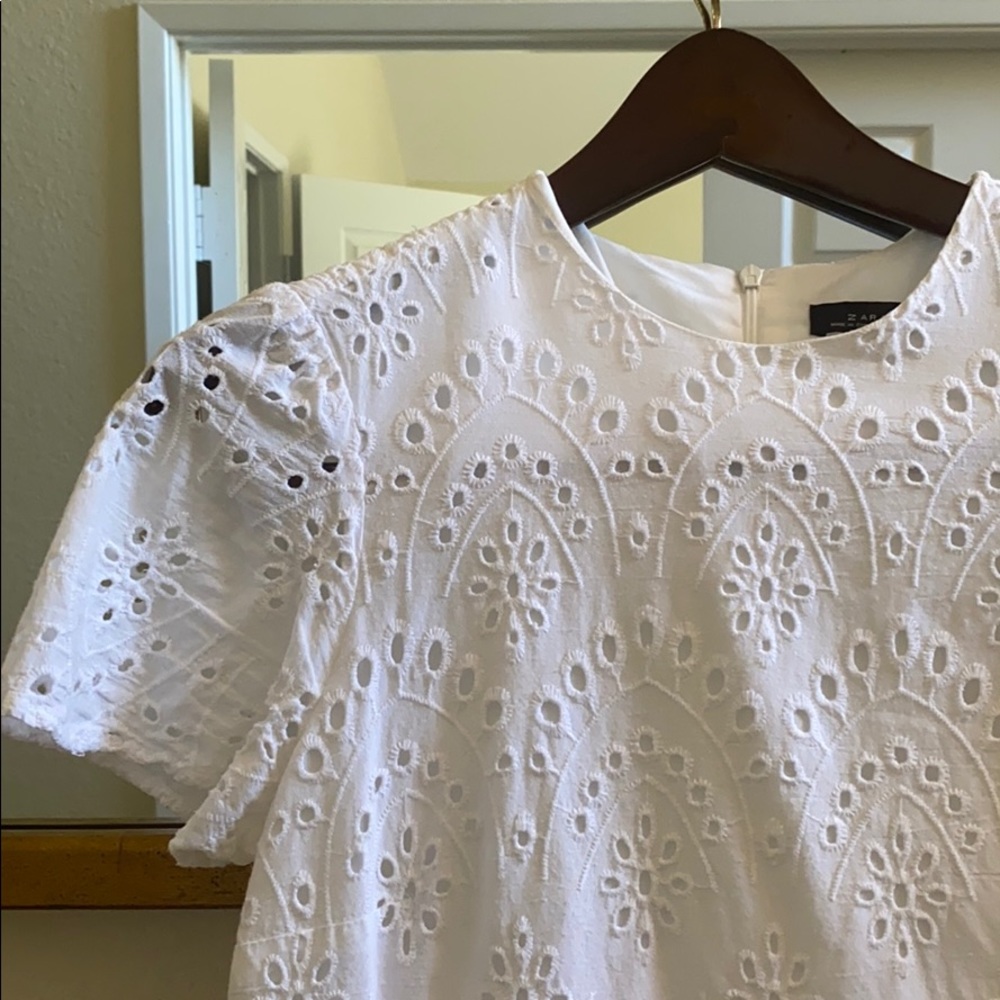 Zara eyelet dress XS - Picture 2 of 4
